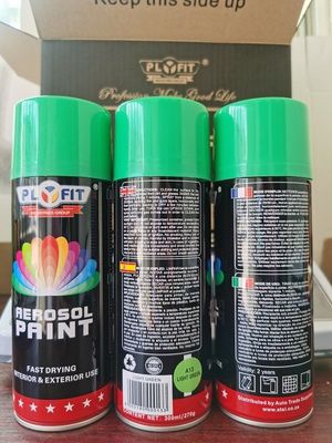 Pittura di spruzzo acrilica dell'aerosol di EN71 15 Min Drying Fast 450ML per la famiglia