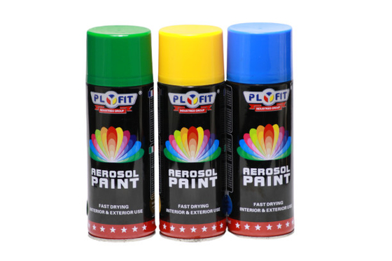 Stato di liquido della pittura di spruzzo dell'aerosol di PLYFIT 400ml velocemente che asciuga rivestimento brillante eccellente