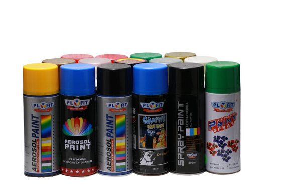 Latta di secchezza rapida di lucentezza 400ml 450ml della pittura di spruzzo dell'aerosol l'alta può OEM