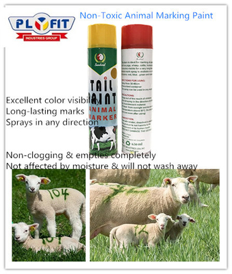 Plyfit Animal Marking Spray Paint Materia prima acrilica per suini, bovini e ovini