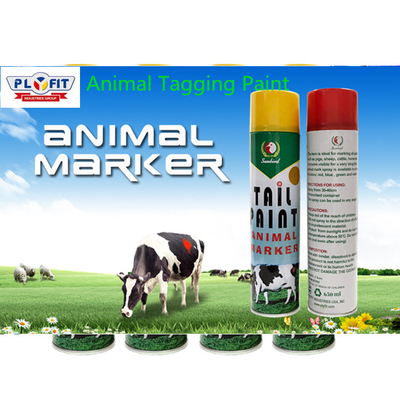 Verniciatura aerosol di marcatura per animali da allevamento a secco rapido