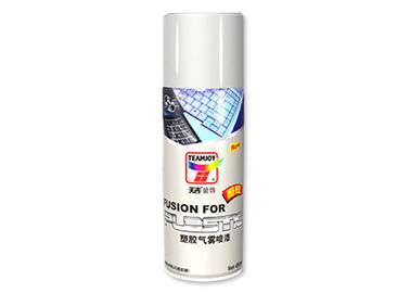 La pittura di spruzzo acrilica bianca di fusione dell'aerosol 400ml ricoprente liquido velocemente si asciuga per la plastica dell'ABS