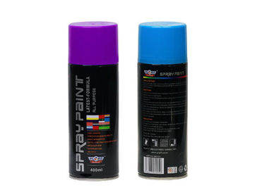 Purple / Pink Orange easy hand Acrylic Spray Paint Rich Colors All Purpose Excellent Coverage And Adhesion