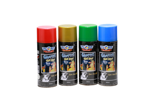 Latta ricoprente liquida PLYFIT della latta di Art Mural Spray Paint 400ml della via dei graffiti