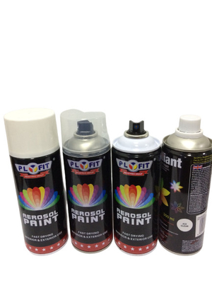 Lo spruzzo dell'automobile di PLYFIT 400ml dipinge l'alto certificato di secchezza rapido non tossico di iso ROHS di PORTATA di lucentezza