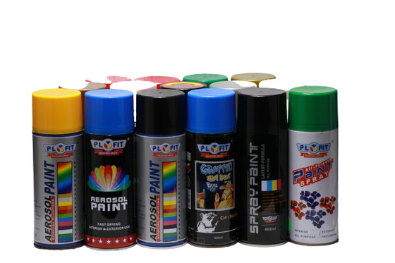 Pittura di spruzzo acrilica dell'aerosol dei graffiti di Plyfit 400ml metallica per la mobilia dell'automobile