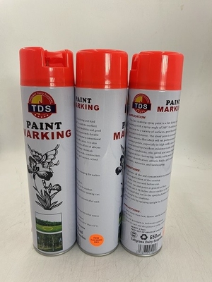 Lo spruzzo su misura dell'aerosol 650ml dipinge la linea veloce pittura dell'anello a D della marcatura