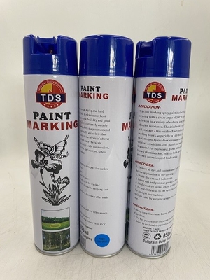 Linea impermeabile di secchezza veloce su misura pittura della strada 650ml di spruzzo dell'aerosol della pittura della marcatura