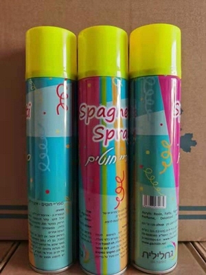 Spray di corde per feste ecologiche colorato e innocuo per tutte le celebrazioni