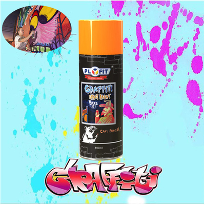 Lucentezza fluorescente 400ml della pittura di spruzzo dei graffiti dell'aerosol alta per la pittura della parete