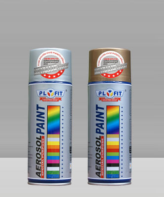 Pittura di spruzzo nera dell'aerosol dell'oro di ISO9001 18K per le automobili rapidamente che si asciugano