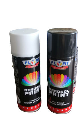 L'acrilico nero 65*158mm asciutto veloce dell'aerosol della pittura di spruzzo della lacca ha basato