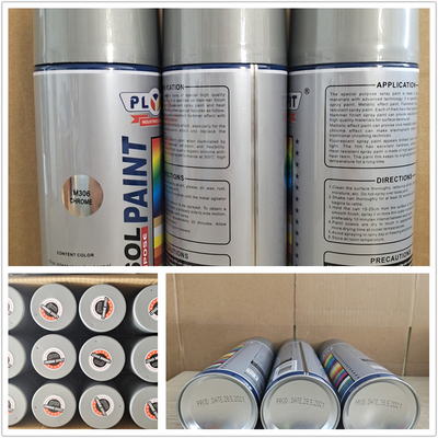 Pittura di spruzzo impermeabile di colore dell'aerosol di Tinpate dell'anello a D veloce 400ml per latta