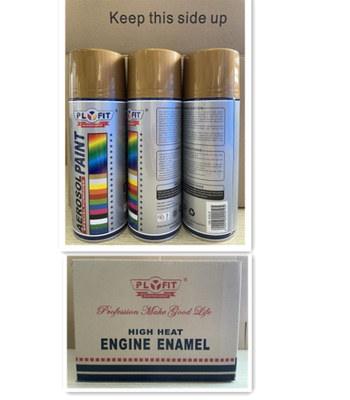 La multi PORTATA metallica TUV della pittura di spruzzo dell'aerosol di colori 400G ha approvato