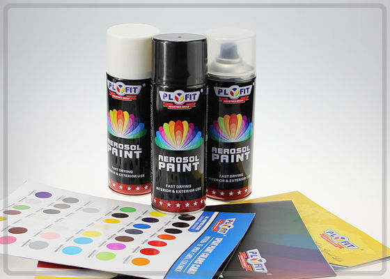 Pittura nera di secchezza veloce dell'aerosol dell'acrilico della pittura della bici 400ml dell'automobile