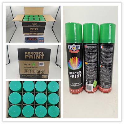 Pittura acrilica dell'alto di lucentezza aerosol di rivestimento 400ML per mano di costruzione