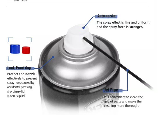 Anti spruzzo a catena del lubrificante del lubrificante 450ml della ruggine per la serratura dell'automobile della bici