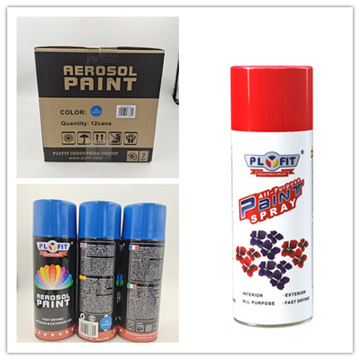 lo spruzzo dell'aerosol di espulsione 1.5g/S dipinge 450ml la latta TUV asciutto veloce per l'acciaio